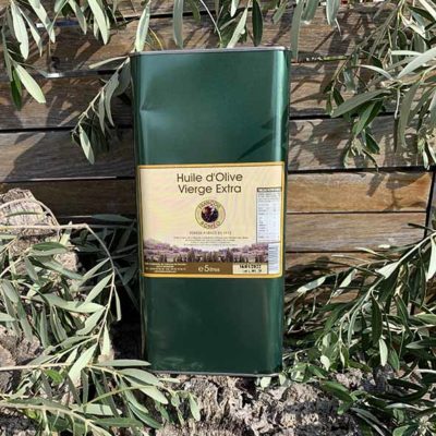 Huile d’olive vierge extra -Bidon 5 Litres