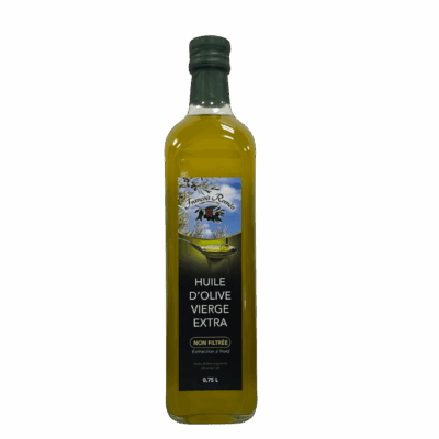 Huile d’olive vierge extra non filtrée 75cl