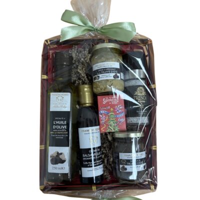 Panier cadeau spécialité à la truffe