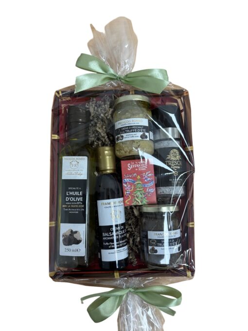 Panier cadeau spécialité à la truffe