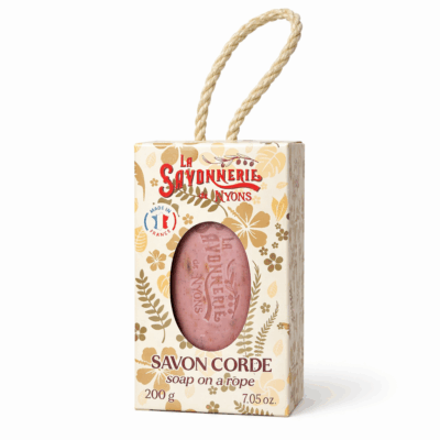 SAVON CORDE EXFOLIANTS PETALES DE  ROSE 200g